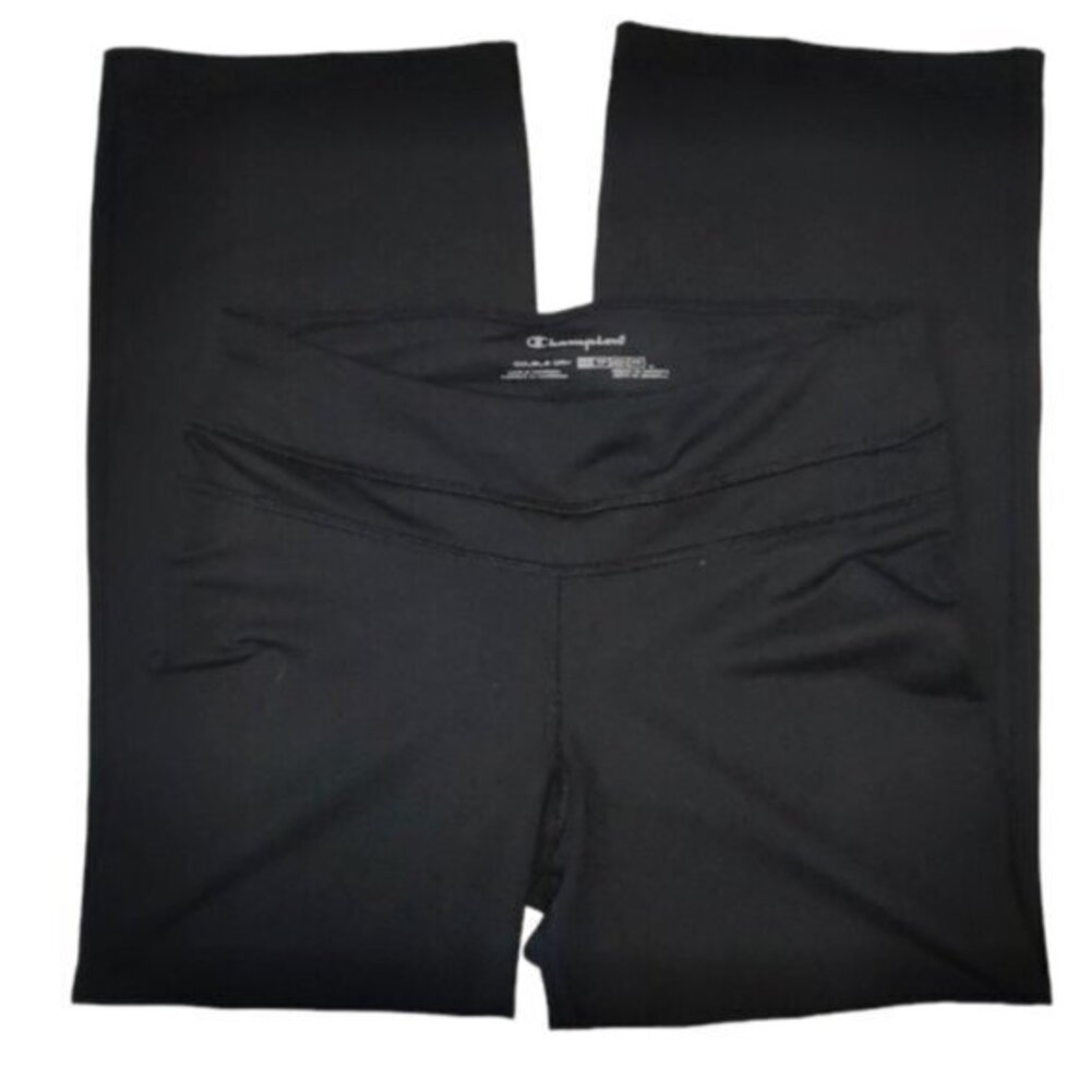 Women's Champion Black Athletic Capri Pants Size XS 23" Inseam GUC #3218